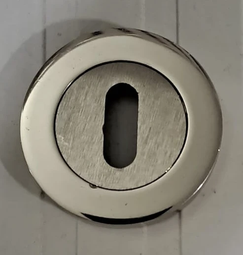 ODA KAPI ROZETİ MAT NİKEL ürün görseli 1