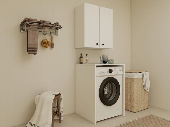 Masif Market Çok Amaçlı Üst Banyo Dolabı - Resim 3