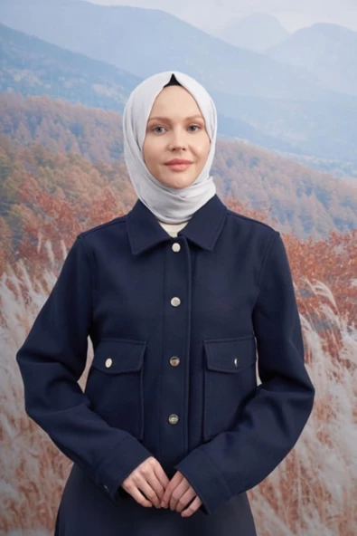 70 X 190 COTTON MONOGRAM DESEN ŞAL - AR 3098 03046 - Resim 7