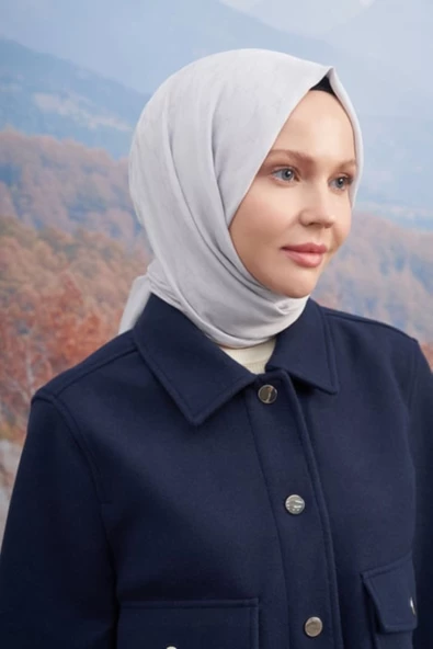 70 X 190 COTTON MONOGRAM DESEN ŞAL - AR 3098 03046 - Resim 9