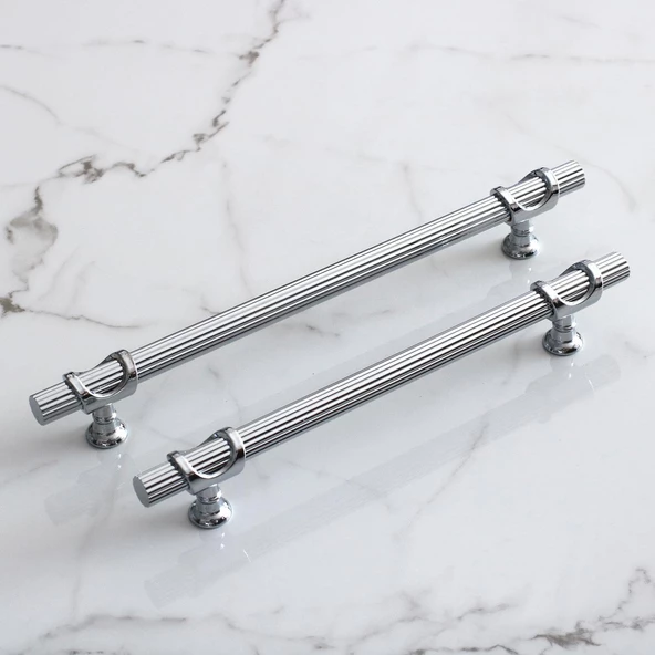 Arsin Krom Metal Kulp 192 mm-19.2 cm Mobilya Çekmece Mutfak Dolap Dolabı Kapak Kulpları Kulbu Kulpu - 2