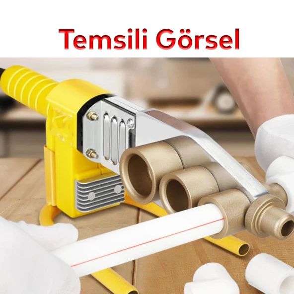 PVC PPRC Tesisat Boru Paftası 25 Lik mm Plastik Boru Kaynak Birleştirme Makinesi Paftası Yedeği 3/4 - 3