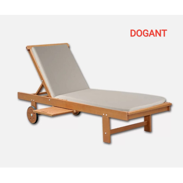 180X55X5 Cm  Ahşap Şezlong Minderi 2 Adet Leke Tutmaz Sıvı Geçirmez - 2