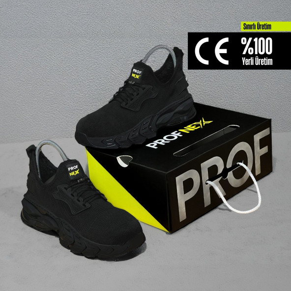 Profnex Kompozit Burunlu Spor Model İş Ayakkabısı CE Belgeli Yerli Üretim Shock Taban - Resim 2