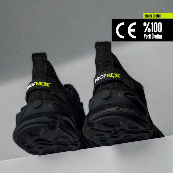 Profnex Kompozit Burunlu Spor Model İş Ayakkabısı CE Belgeli Yerli Üretim Shock Taban - Resim 4