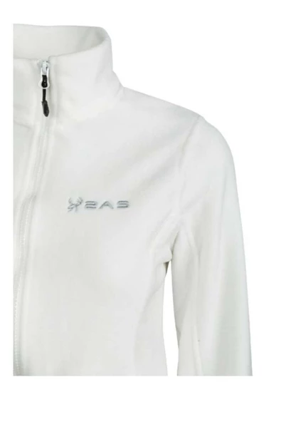 2AS Pello Tam Fermuarlı Heavy Kadın Polar Sweatshirt - Resim 3