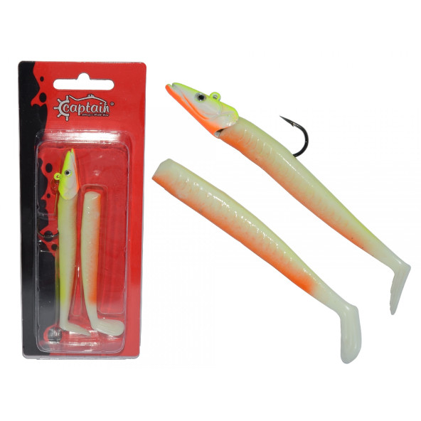 Captain 3071 Ultimate Sardine 12 cm Levrek Silikonu 2'li Suni Yem