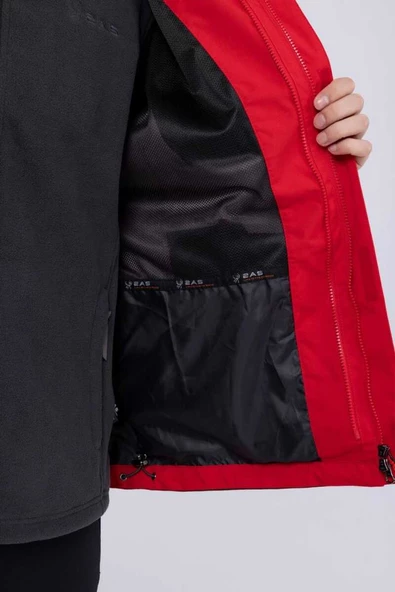 2AS ELBRUZ MAN 3 in 1 JACKET RED - Resim 5