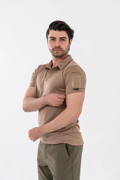 Outdoor Tişört Günlük Polo Yaka Tişörtü T-Shirf - 802 - 3