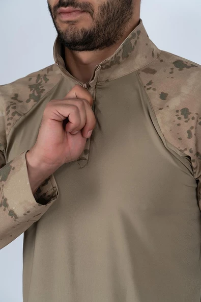 Bikatex Taktik Tişört Operasyon Tişörtü Uzun Kol T-Shirt - 402 - 8