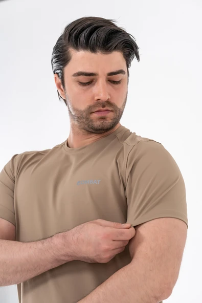 Combat Tactical Outdoor Tişört Günlük Sıfır Yaka Sporcu Erkek Tişörtü T-Shirf -  807 SJY - 9