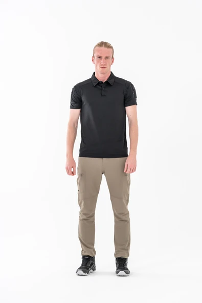 Outdoor Tişört Günlük Polo Yaka Tişörtü T-Shirf - 802 - Resim 4