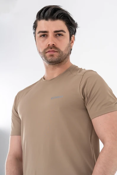 Combat Tactical Outdoor Tişört Günlük Sıfır Yaka Sporcu Erkek Tişörtü T-Shirf -  807 SJY - 6