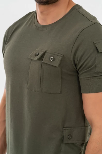 Combat Tactical Outdoor Tişört Günlük Sıfır Yaka Tişörtü T-Shirf  -  806 - Resim 11