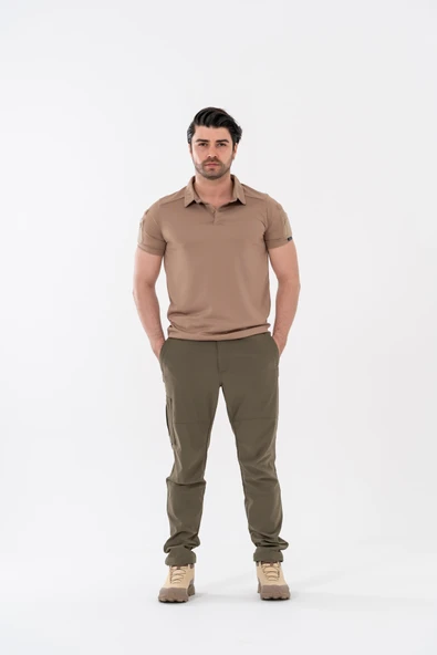 Outdoor Tişört Günlük Polo Yaka Tişörtü T-Shirf - 802 - 8