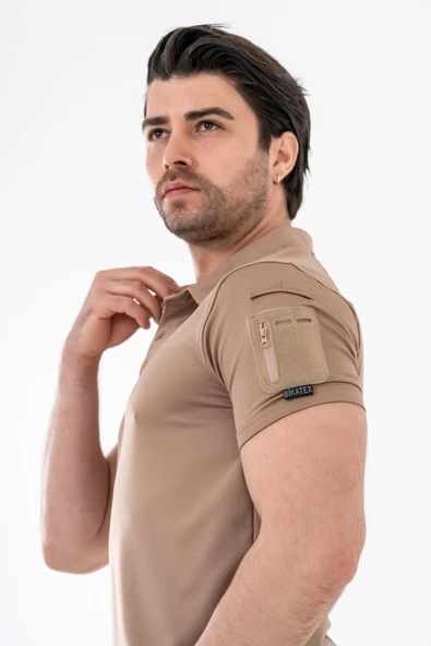 Outdoor Tişört Günlük Polo Yaka Tişörtü T-Shirf - 802 - 6