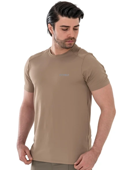 Combat Tactical Outdoor Tişört Günlük Sıfır Yaka Sporcu Erkek Tişörtü T-Shirf -  807 SJY