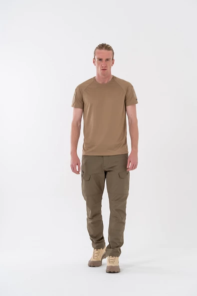 Bikatex Tactical Taktik Tişört Yuvarlak Bisiklet Yaka Tişört Outdoor T-Shirt - 801 ürün görseli 1