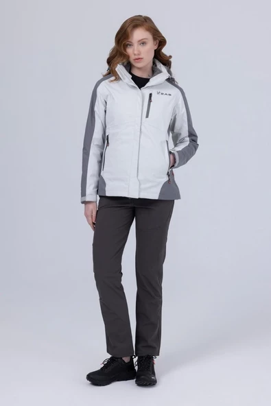 2AS SPARKLE WOMAN 3 in 1 JACKET LIGHT GREY / DARK GREY