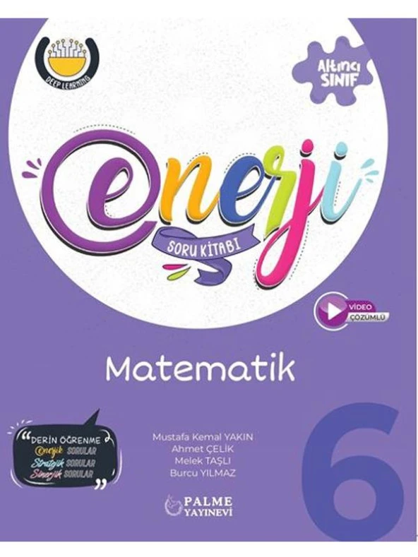 PALME 6.SINIF ENERJİ MATEMATİK SORU KİTABI *YENİ