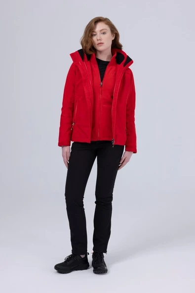 2AS SPARKLE WOMAN 3 in 1 JACKET RED - 4