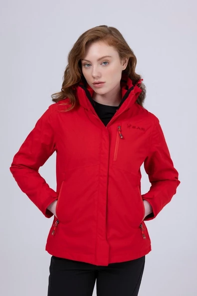 2AS SPARKLE WOMAN 3 in 1 JACKET RED - 2