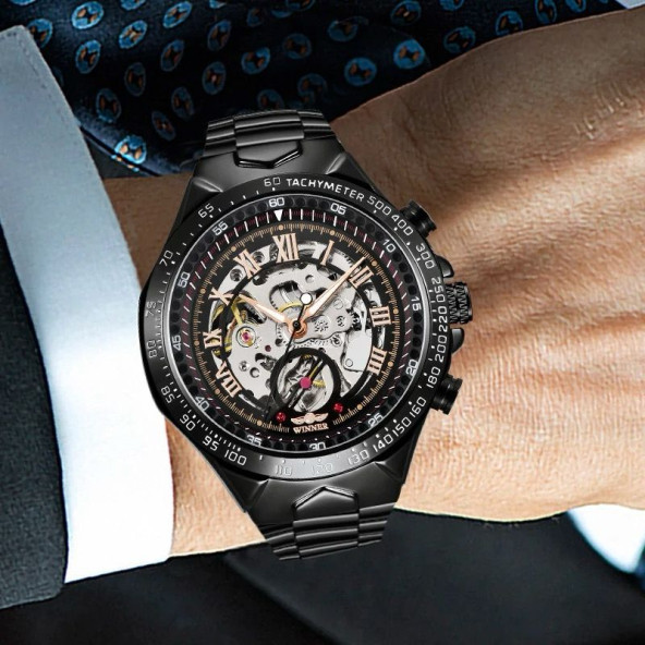 WINNER Mekanik Erkek Kol Saati Frsng15 - Resim 4