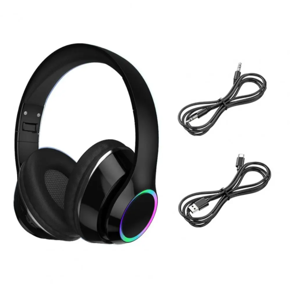 QASUL Bluetooth 5.3  Dahili Mikrofonlu HiFi Gürültü Önleyici Kulaklık, Katlanabilir Hafif Kablosuz - 8
