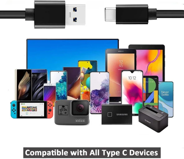 Cosmostech PS5 Kol Controller Gamepad Oyun Kolu için Uyumlu USB to TYPE-C Şarj Kablosu - 8