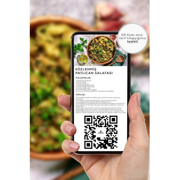 Karaca Air Pro Cook Köz Xl Airfryer Space Gray Black 4 Kişilik - 4