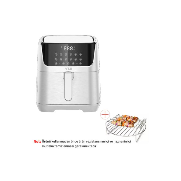 Yui Air Fryer 5.5 Litre Beyaz M25 Maxifry Pro Akıllı Fritöz - 4