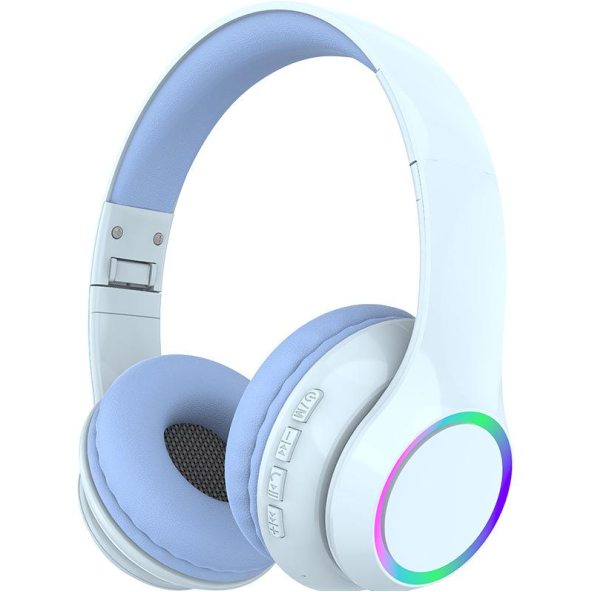 QASUL P102 Kablosuz Kulaklık Bluetooth Garnitür Katlanır Stereo Kulaklık ve Gençler İçin Gürültü Azaltma - 2