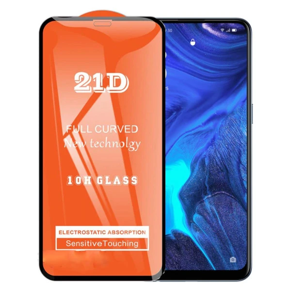 Oppo Reno 4 Ekran Koruyucu kırılmaz Cam 21D