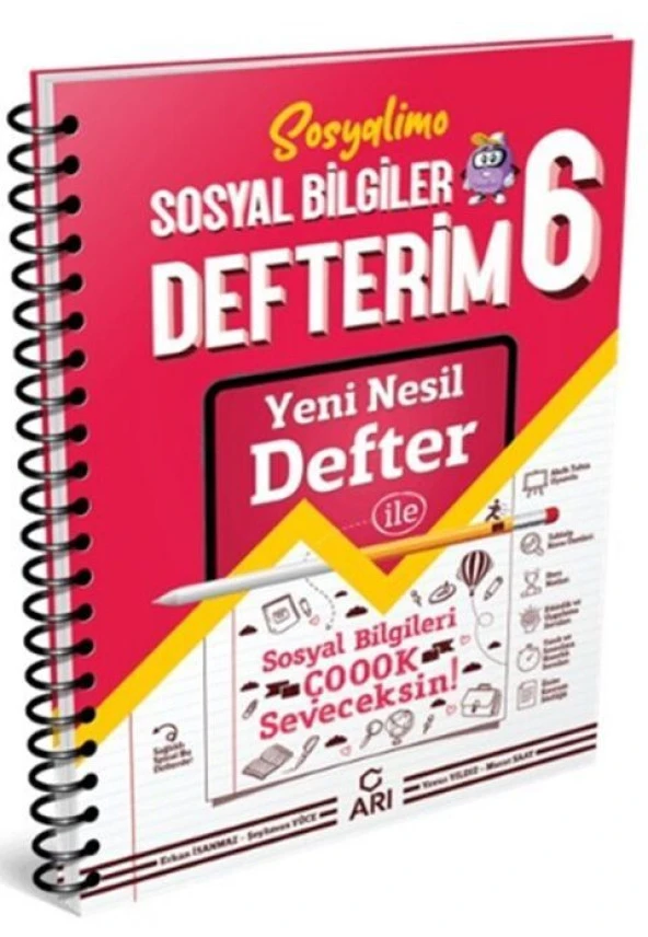 6. Sınıf Sosyal Bilgiler Akıllı Defteri Arı Yayıncılık