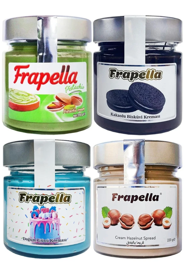 Frapella Kahvaltılık Krema Deneme Paketi 4 X 220 Gr.