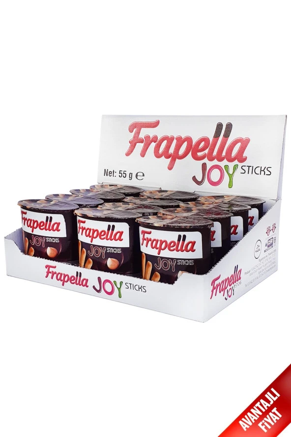 Frapella Kakaolu Fındık Kreması & Grissini 12 Adet X 55 Gr. - 3