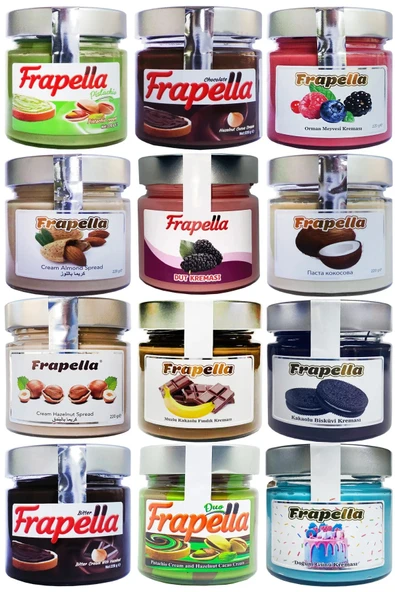 Frapella Efsane Kahvaltılık Krema Paketi 12 Adet X 220 gr .