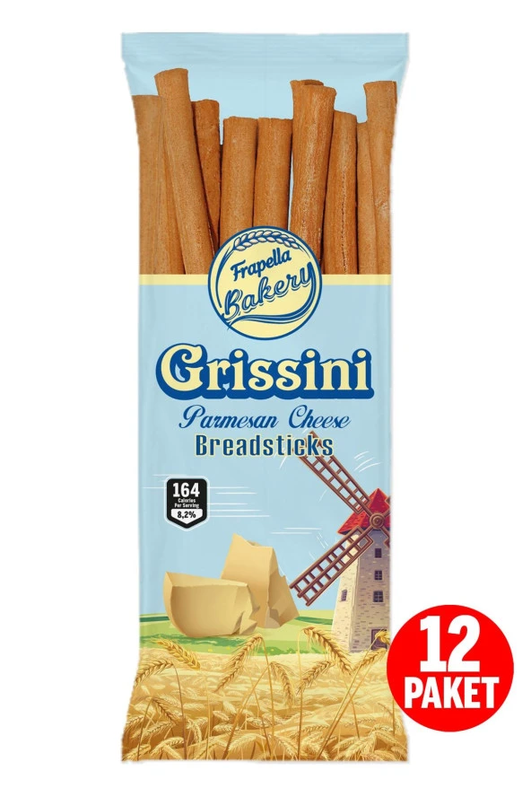 Frapella Parmesan Grissini 70 Gr. X 12 Paket
