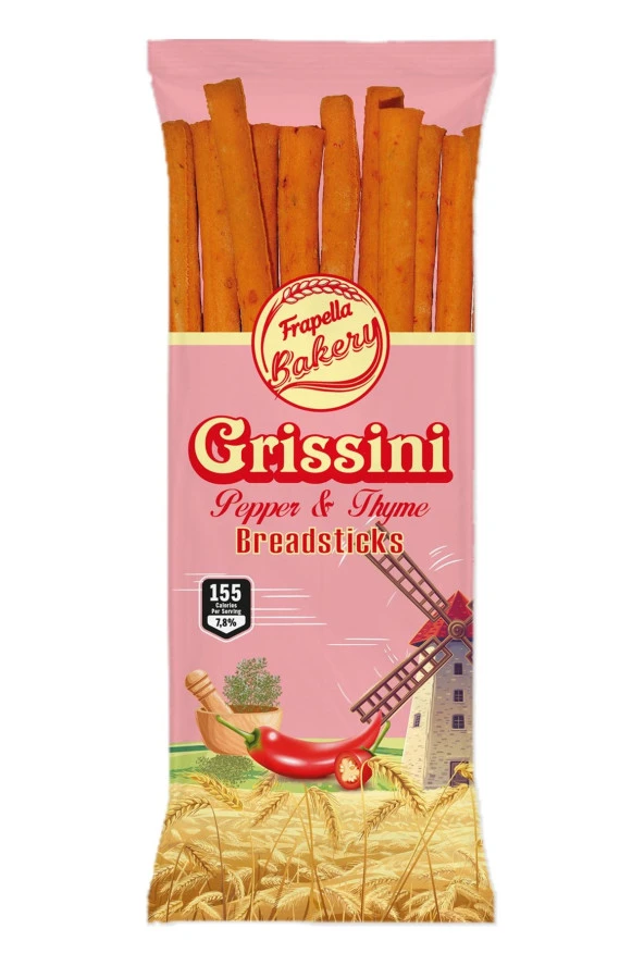 Frapella Grissini Deneme Paketi Dört Çeşit & Galeta 70 Gr. X 12 Adet - 3