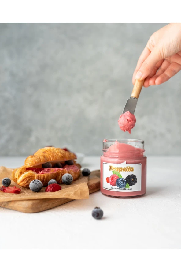 Frapella Doğum Günü Kreması ve Orman Meyvesi Kreması 2 Adet 220 Gr. - 3