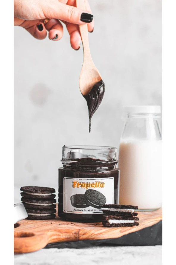 Frapella Biskivü Kreması, Kakaolu Bisküvi Kreması 2 Adet X 220 Gr. - 2