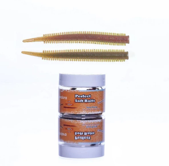 Pandora Perfect Soft Baits Sand Worm 7cm (Kavanozlu Ambalaj) - 2