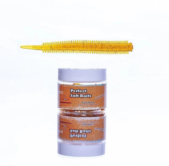 Pandora Perfect Soft Baits Sand Worm 7cm (Kavanozlu Ambalaj) - 4