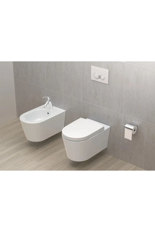 Vitra Nest Rim-Ex Asma Klozet 5176B003-0559,Vitra Nest Klozet Kapağı Duroplast 89-003-009 - 2