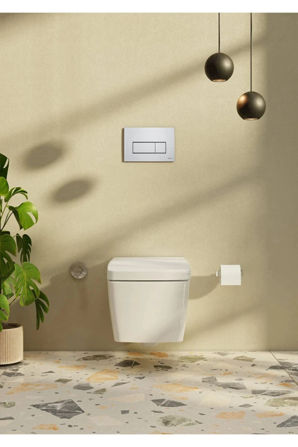 Vitra Metropole 7672B003-0559 Rim-Ex Asma Klozet, Vitra Metropole Soft Klozet Kapağı 90-003-009 - 4