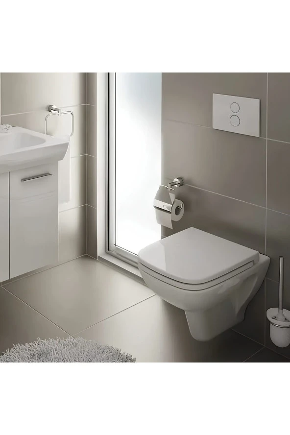 Vitra S20 Smooth Flush Asma Klozet 7508L003-0850, Vitra S20 Soft Klozet Kapağı 147-003-909
