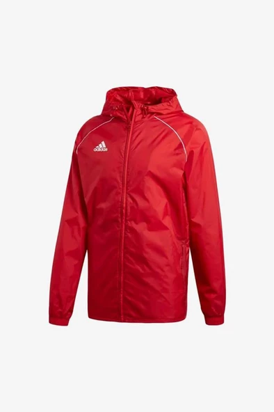 Adidas Core18 Rain Jacket ADCV3695 Kırmızı Erkek Yağmurluk