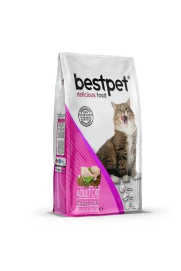 Enjoy Best Pet Bestpet Tavuklu Selection Yetişkin Kedi Maması 15 Kg