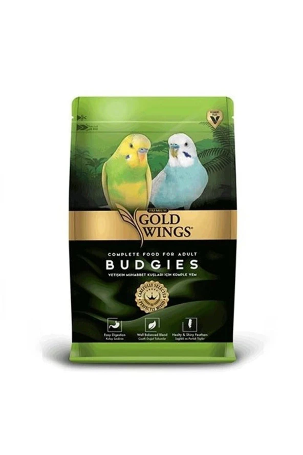 Gold Wings Premium Kalite Olarak En Iyi Muhabbet Kuşu Yemi Premium -1 Kg 1 Adet