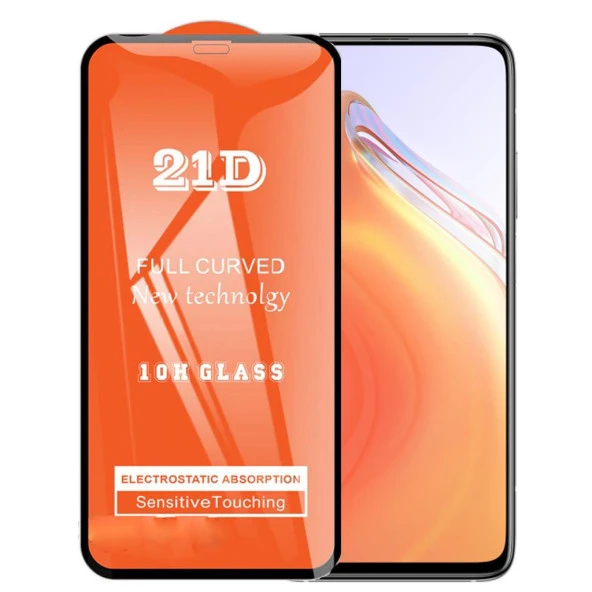 Xiaomi Mi 10T Ekran Koruyucu 21D Kırılmaz Cam